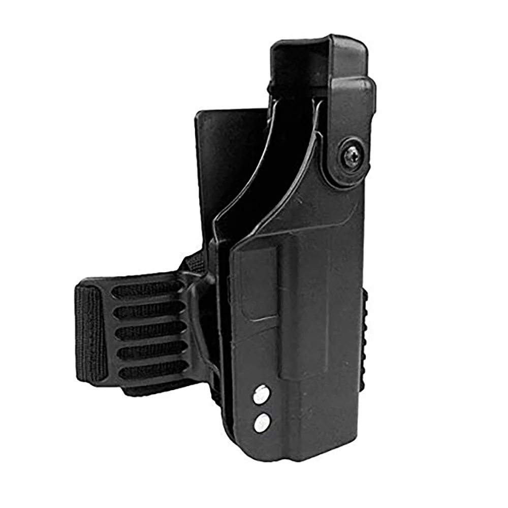 AQzxdc caza táctica militar G1ock funda mano derecha caída pierna muslo bloqueo pistola funda para G1ock 17 18 19 22 - imagen 5