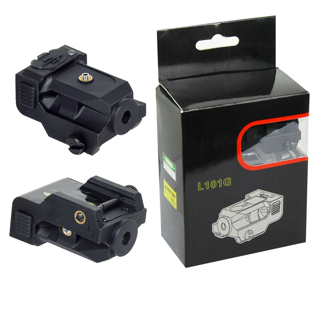 Mira láser de punto verde/rojo L101G, puntero láser recargable, mira para pistola, Rifle, mira láser, accesorios de caza