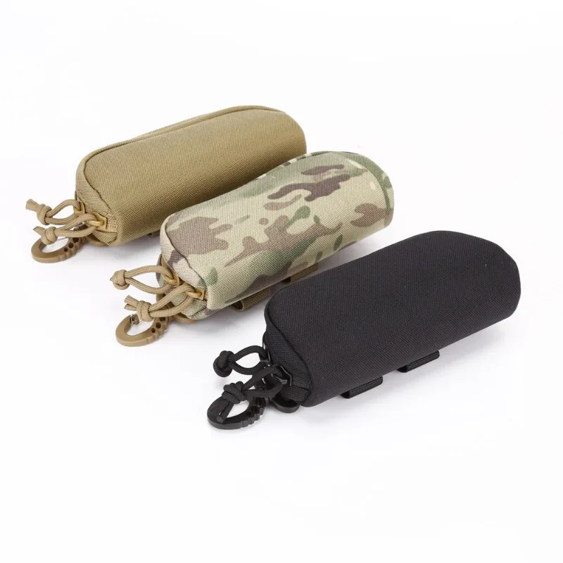 Caja de gafas de sol para caza al aire libre, estuche Molle duradero para gafas, bolsa táctica militar, caja de almacenamiento para gafas de sol, bolsa dura de nailon para gafas - imagen 2