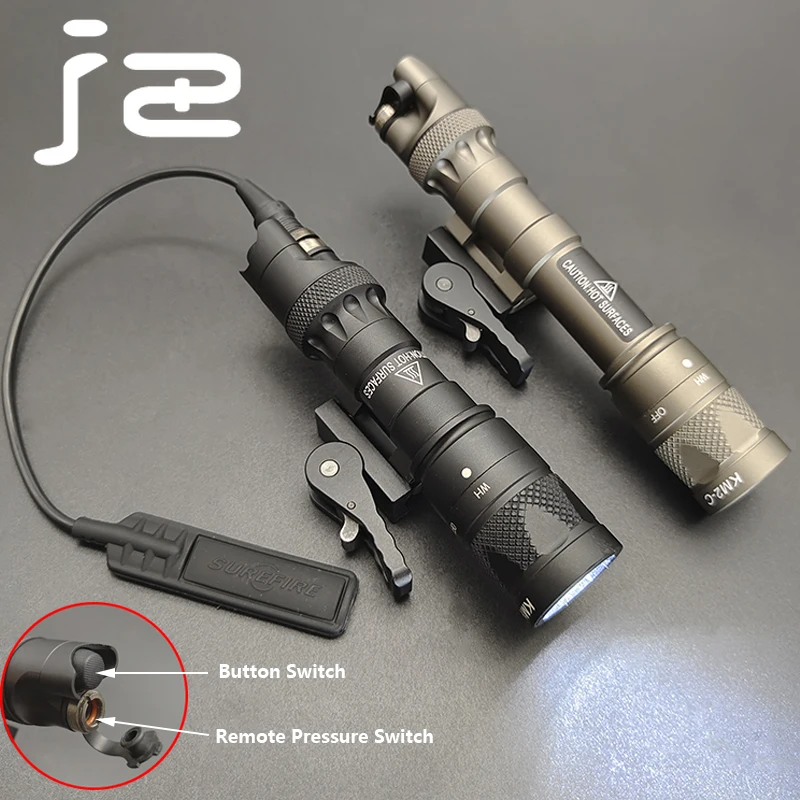 Luz exploradora táctica SF M323V M622V LED constante/estroboscópico con interruptor remoto y Base de liberación rápida foco de caza Airsoft - imagen 5