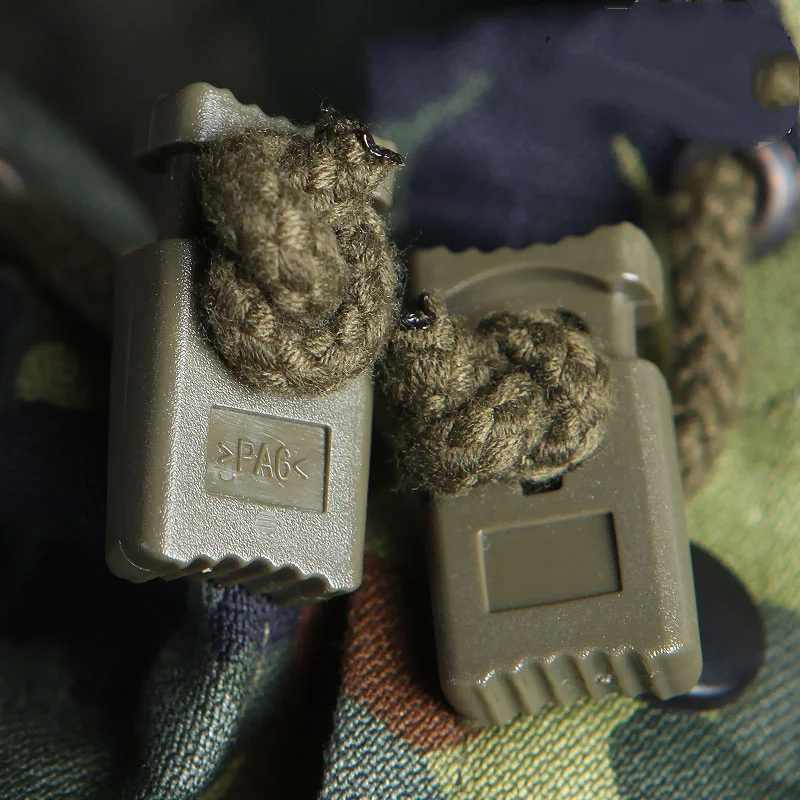 Botón de plástico de nailon Original alemán para exteriores, hebilla de resorte, botón de ajuste elástico, accesorios para nudos - imagen 4