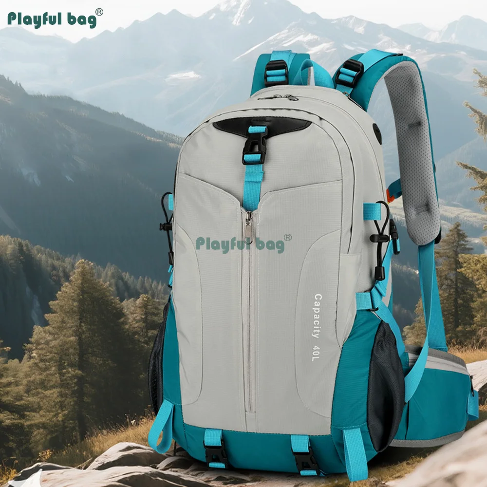 Mochila impermeable de senderismo resistente con gran capacidad - imagen 2