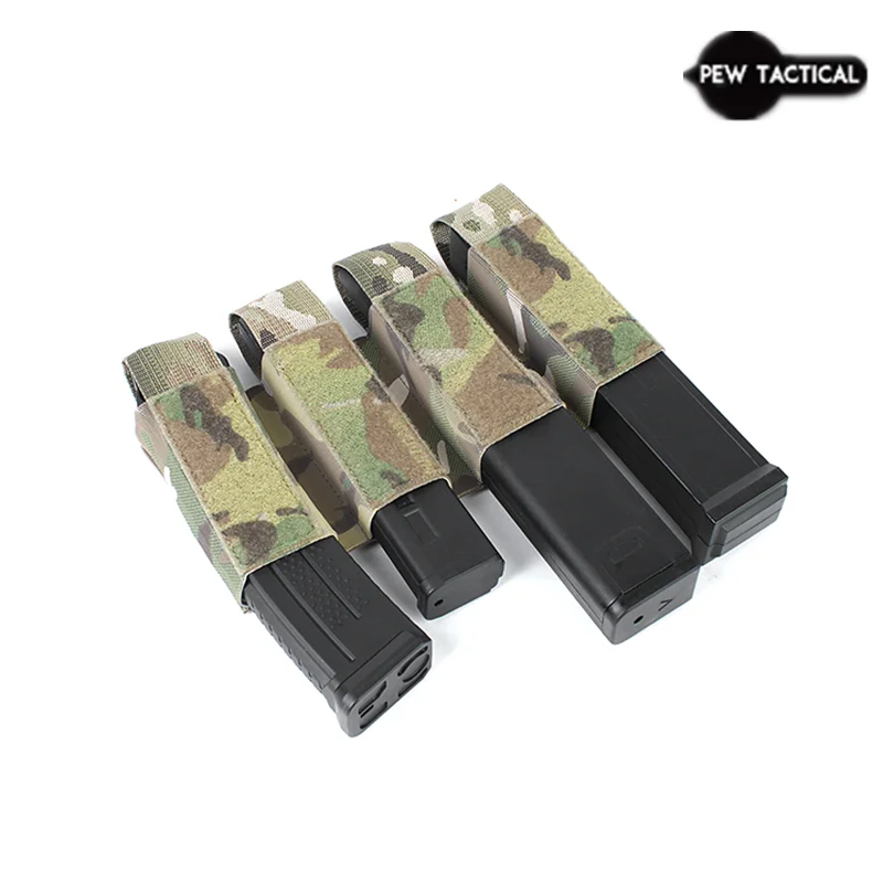 PEW TACTICAL FERRO STYLE Turnover - Quad SMG Large DOPE The Slickster AIRSOFT MAG MP7 MPX UMP45 EVO Bolsa táctica para revistas MI18 - imagen 3