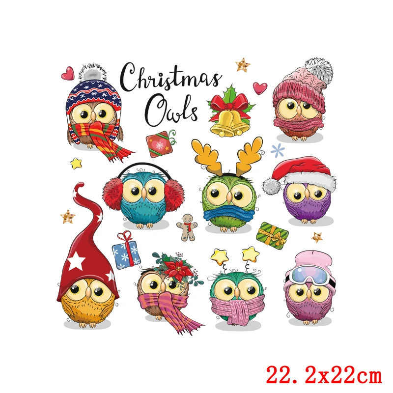 Parche térmico de dibujos animados para ropa, pegatinas de animales para camiseta, transferencia de planchado, apliques de ropa, decoración - imagen 4