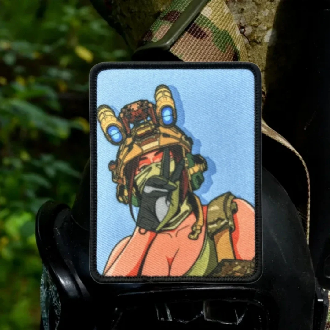 Parche de soldado femenino de Biya, moral táctica del ejército, apliques personalizados, pegatina para mochila militar, parches con gancho impreso para ropa - imagen 4