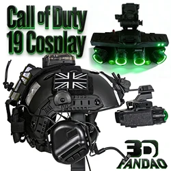 Casco táctico Ghost airsoft con gafas de visión nocturna GPNVG18