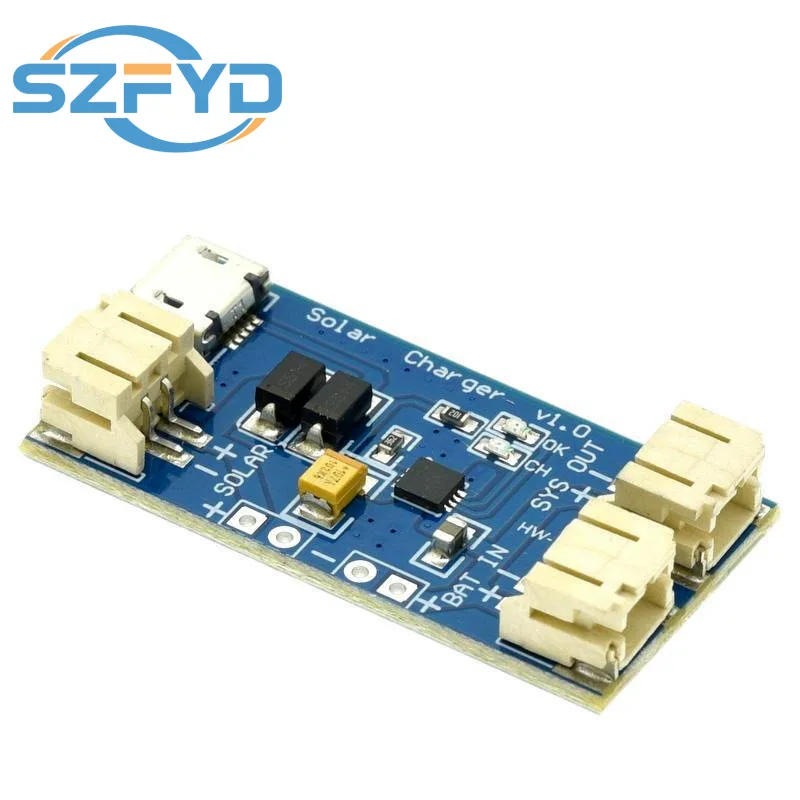 Mini cargador solar con batería de litio y salida USB para camping - imagen 5