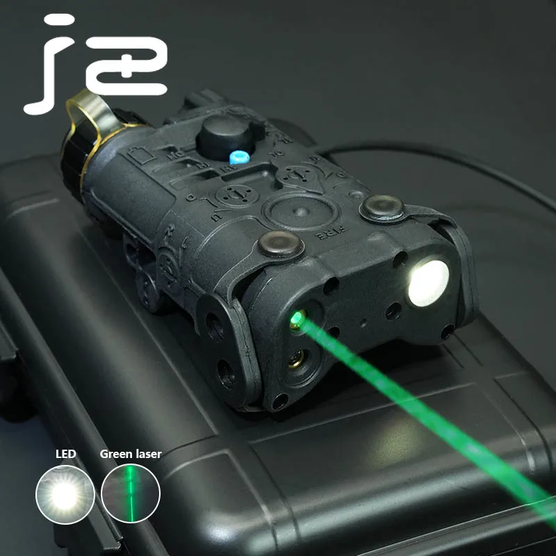 Mira puntual láser roja/verde de nailon L3-NGAL táctico + puntero IR + iluminación LED, luz para armas de caza para riel de 20mm - imagen 4