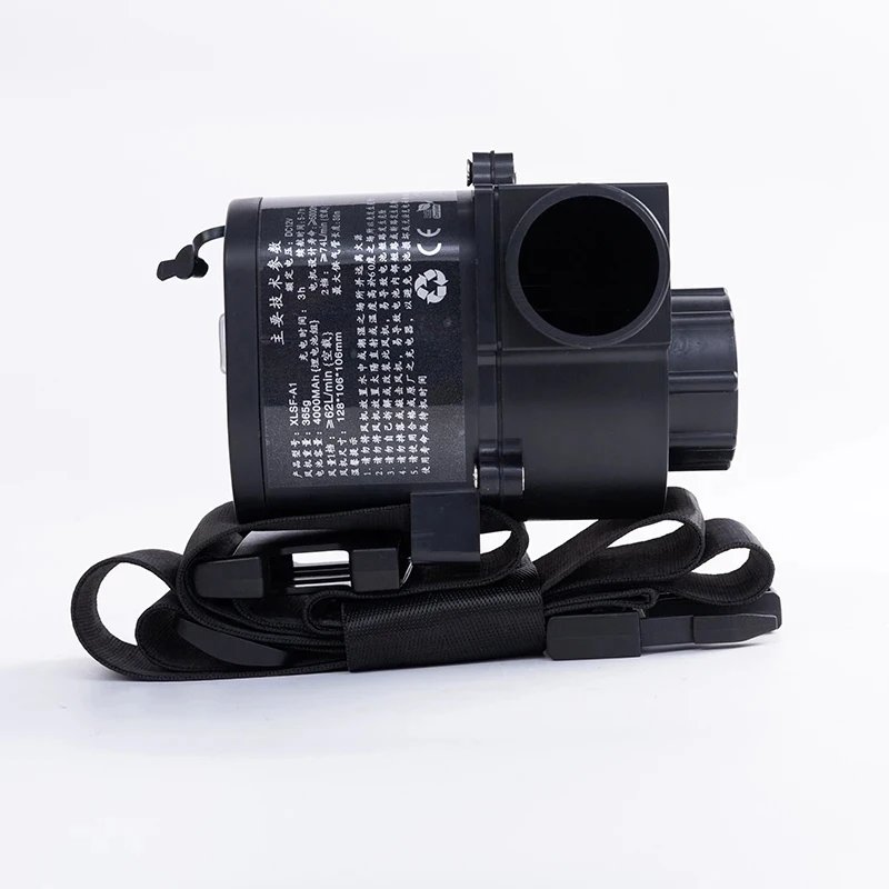 Mascarilla protectora eléctrica de Gas, máscara con flujo constante, alimentada por aire, sistema respirador, suministro de seguridad en el lugar de trabajo - imagen 5