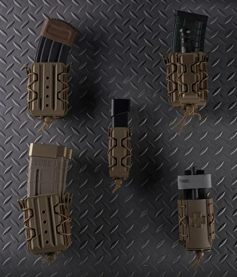 Bolsa para revistas de pistola todo terreno para GL 17 19 Beretta M9 liviana con múltiples opciones de color, equipo esencial para exteriores - imagen 3