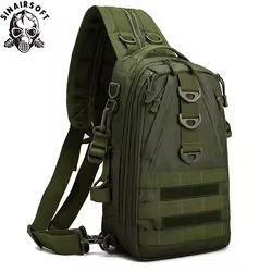 Bolsa táctica impermeable aparejos de pesca para senderismo y ciclismo