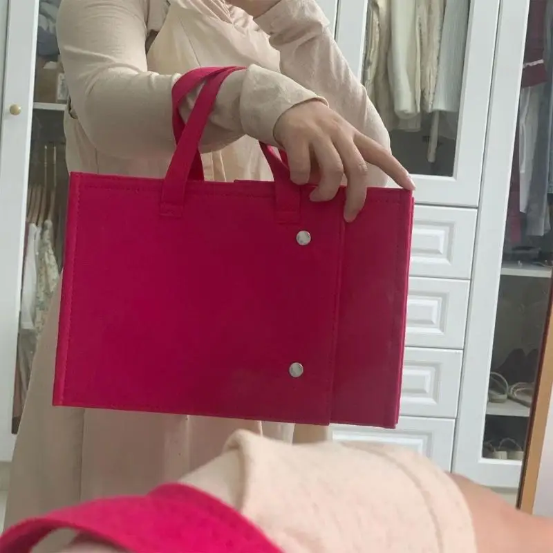 Bolsa archivos plegable gran capacidad para documentos, libros, diseño esencial diario para ahorrar espacio para casas y - imagen 5