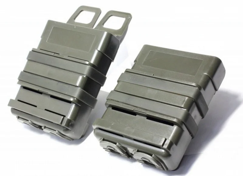 M4 Molle Clip FastMag chaleco de caza bolsa Airsoft AR 5,56 soporte para revistas EDC caza Fast Mag funda riñonera - imagen 5