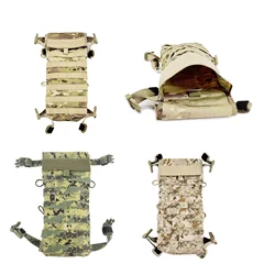 Pecho táctico impermeable para caza, bolsa de agua especial fija de 4 puertos, capacidad de 2,5 L