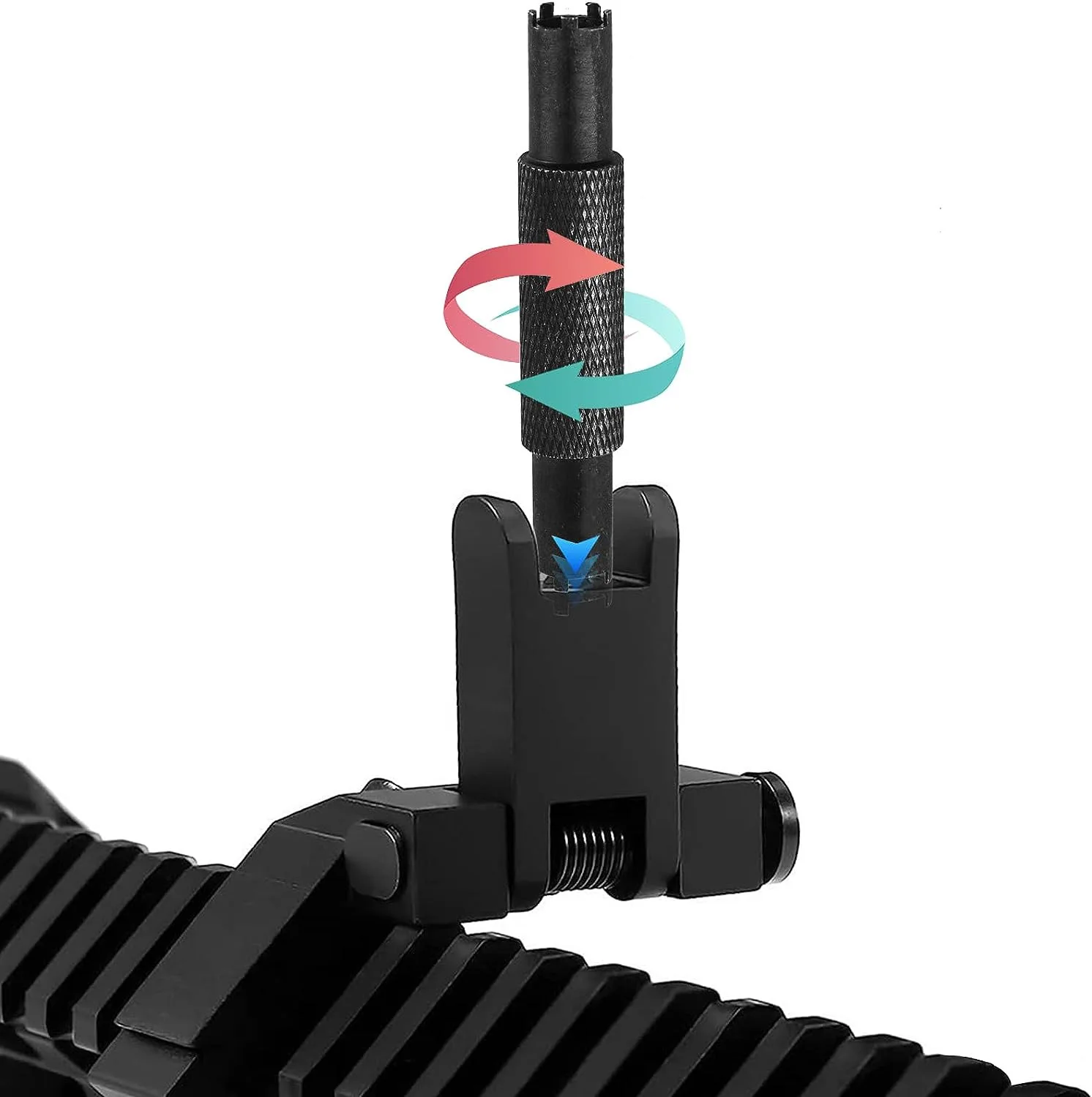 Herramienta de ajuste de mira frontal, accesorio de caza con Rifle con 4 y 5 clavijas para A1/A2 - imagen 3