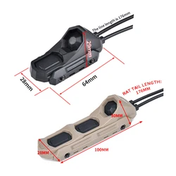 WADSN Axon Interruptor Táctico Doble Función Remoto Compatibilidad SF
