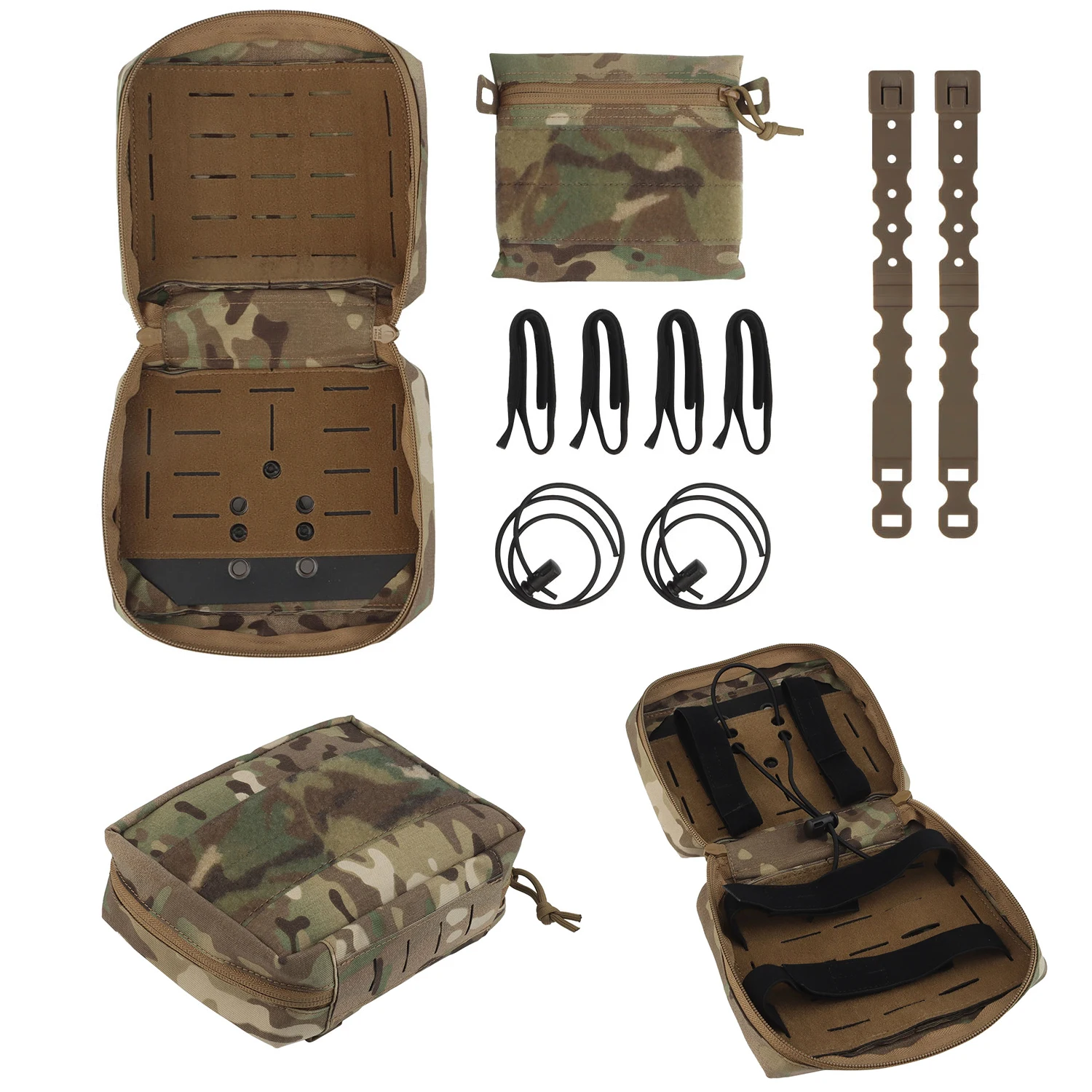 ATTACKER MEDICAL BAG Bolsa modular IFAK Molle Bolsa de primeros auxilios con bolsa de dulces pequeña Kit de correa interna