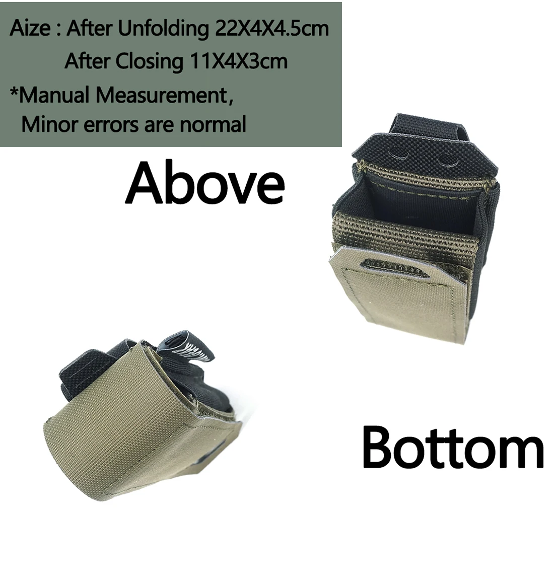 DMGear-bolsa para revistas de 9mm, porta revistas de liberación rápida, bolsa para revistas de pistola de aire, chaleco táctico, accesorios, juego de guerra, caza al aire libre - imagen 5