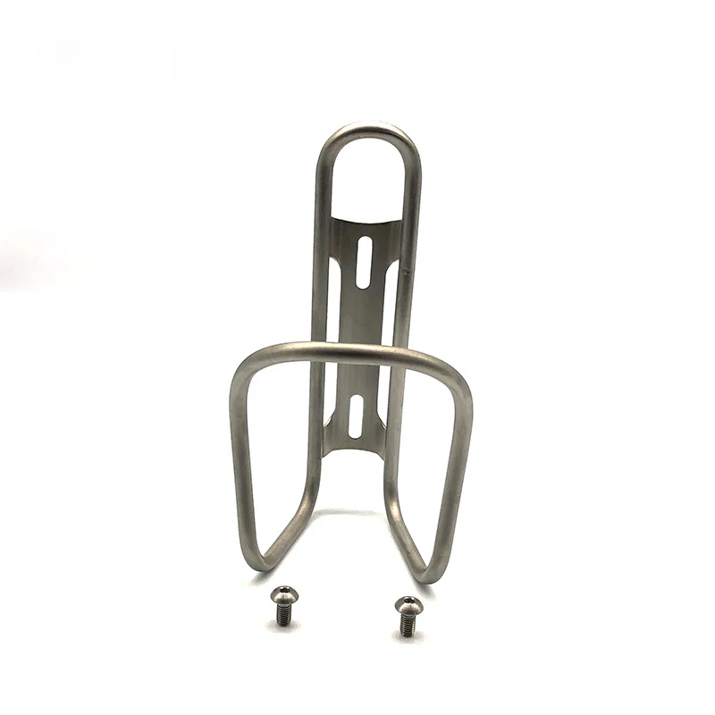 Portabotellas hueco de aleación de titanio TC4/gr9, portabotellas para bicicleta con tornillos Ti - imagen 5