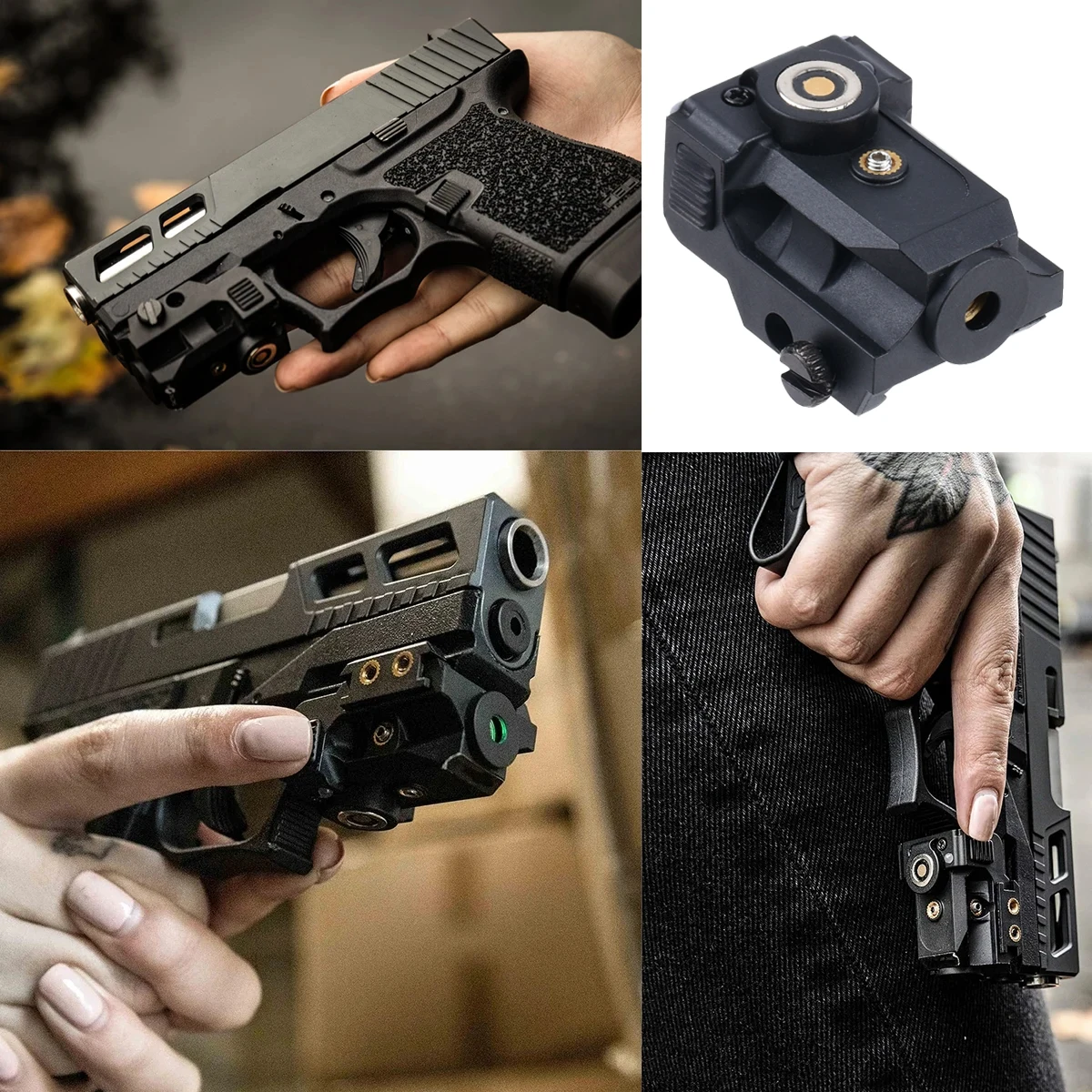 Láser rojo táctico magnético recargable para Glock 43x MOS pistola - imagen 3