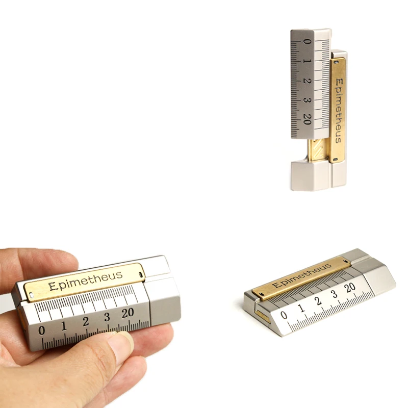 Herramienta de descompresión de juguete push-pull mecánico de acero inoxidable y manómetro - imagen 5