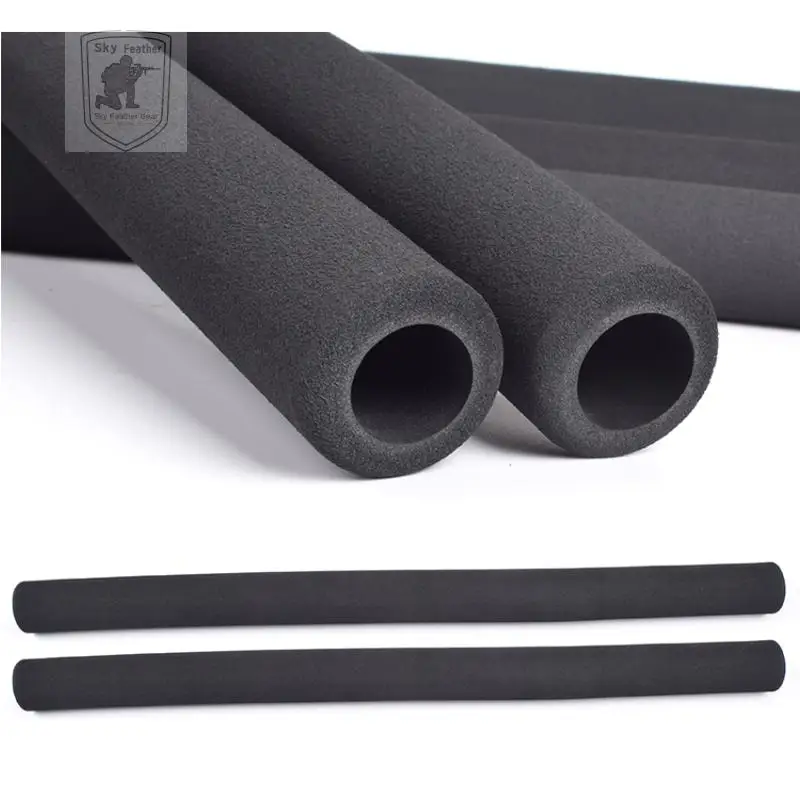 1 par de empuñaduras de manillar de goma de espuma de esponja de tubo liso/bruto para bicicleta de montaña