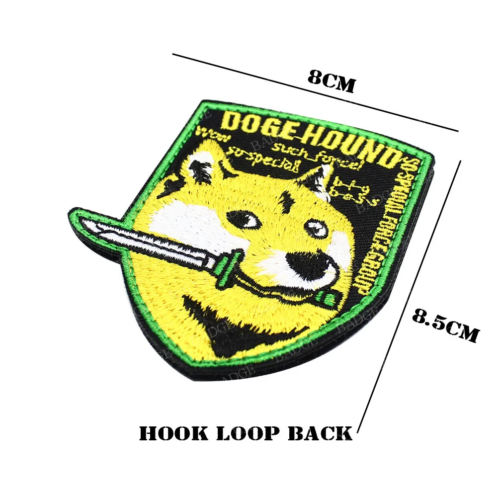 FOXHOUND DOGE HOUND parche, equipo de Metal, insignia de fuerza, Grupo Especial, mochila, chaqueta - imagen 4