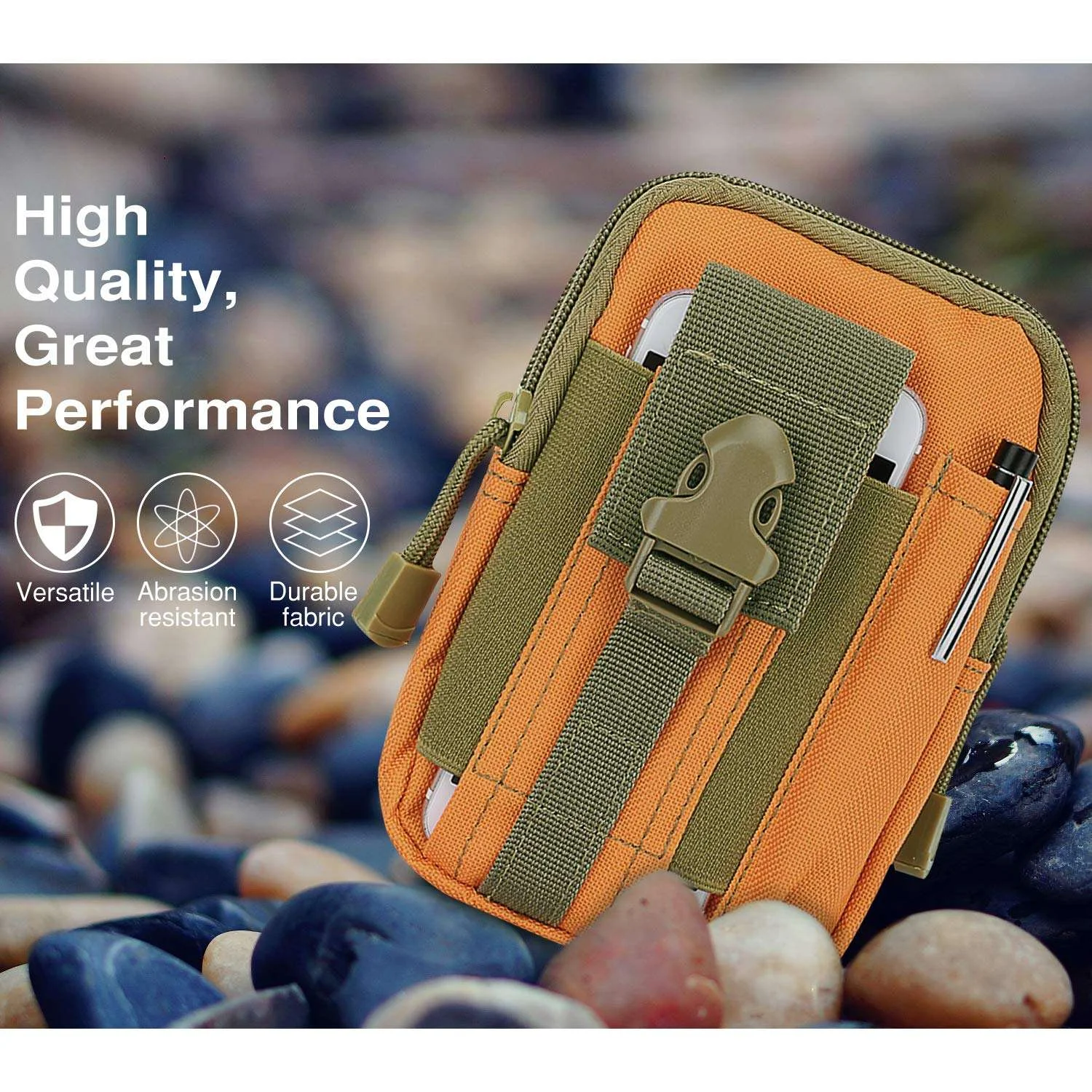 Riñonera táctica, bolsa Molle colorida, riñonera, soporte para Fitness, senderismo, ciclismo, correr, nailon Oxford