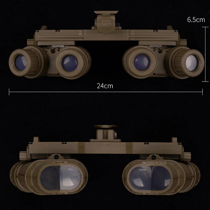 Juego de películas de visión nocturna GPNVG-18 Prop, réplica de casco táctico, soporte para entrenamiento táctico de película Airsoft - imagen 4