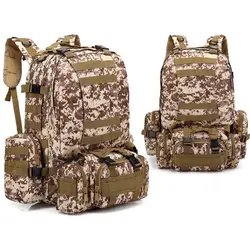 Mochila táctica impermeable gran capacidad para senderismo y camping