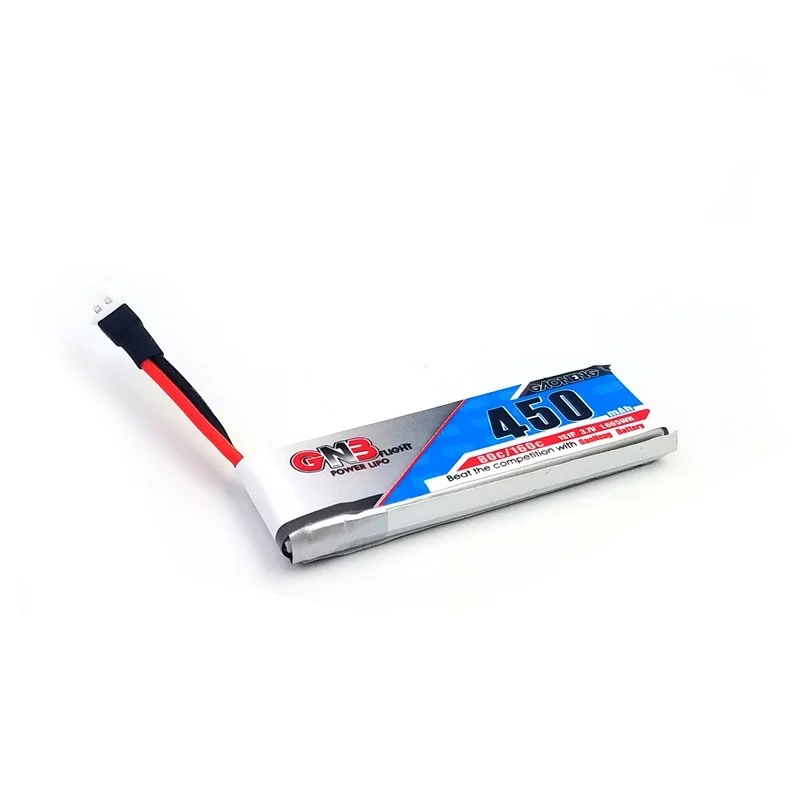 GNB Gaoneng-batería Lipo 1S 3,7 V 450mAh 80C/160C para cuadricóptero teledirigido, piezas de Dron de carreras FPV, 5 piezas - imagen 3
