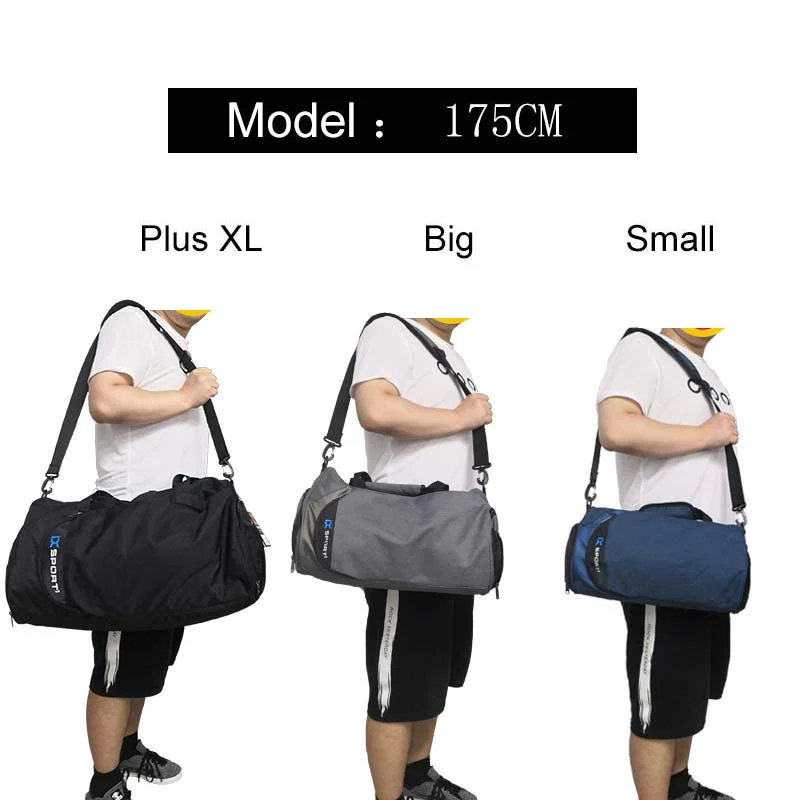IX Plus XL Bolsa De gimnasio grande bolsas De Fitness bolsa De entrenamiento en seco húmedo Tas mujeres hombres Yoga Sac De deporte para zapatos 2019 Gymtas bolsa De viaje XA23WA - imagen 5