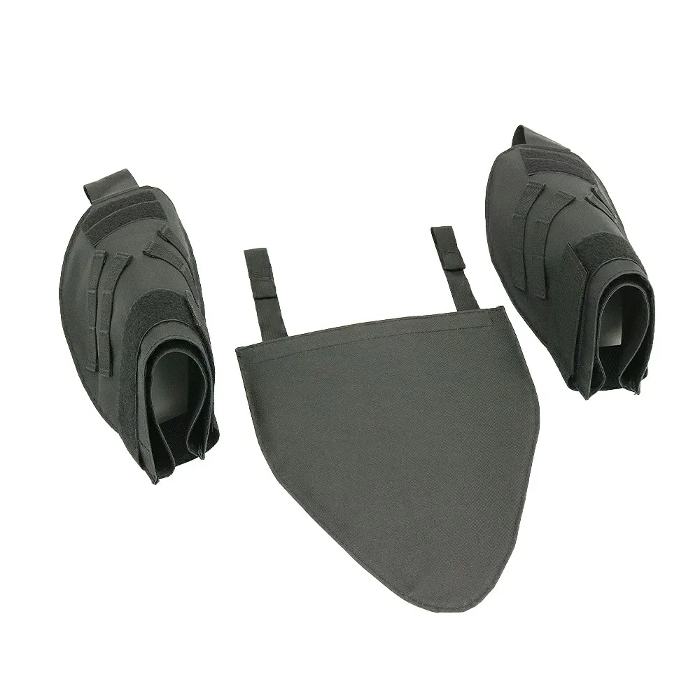 Juego universal de tres piezas de protector de hombros y ingle para chalecos tácticos al aire libre, para transformar equipo de caza - imagen 2