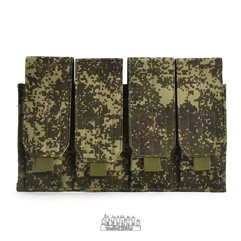 Paquete de accesorios tácticos MOLLE, bolsa militar de camuflaje 900D, configuración estándar, doble triple, cuádruple, M4, 5,56, EMR - imagen 2