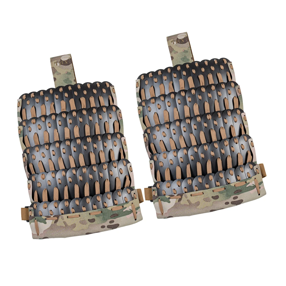 Armadura táctica ligera para hombros/falda/protector de brazo/armadura protectora de ingle montada en el Abdomen para deportes al aire libre y Airsoft - imagen 2