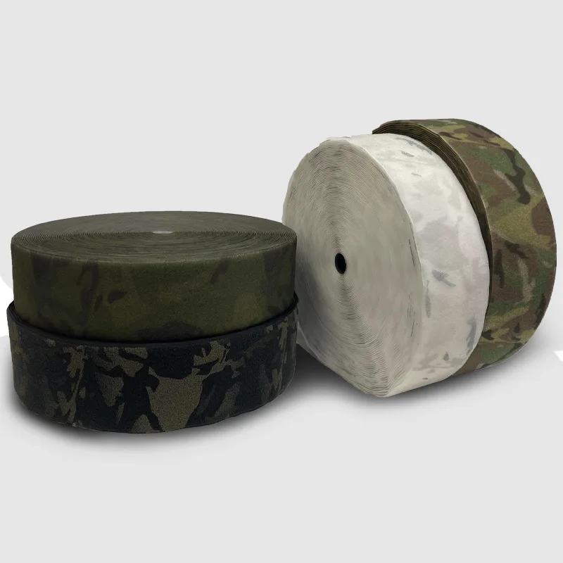 MC camuflaje cara de lana mágica sin tira adhesiva, ropa, mochila, cubierta de casco, chaleco táctico, 10cm - imagen 2