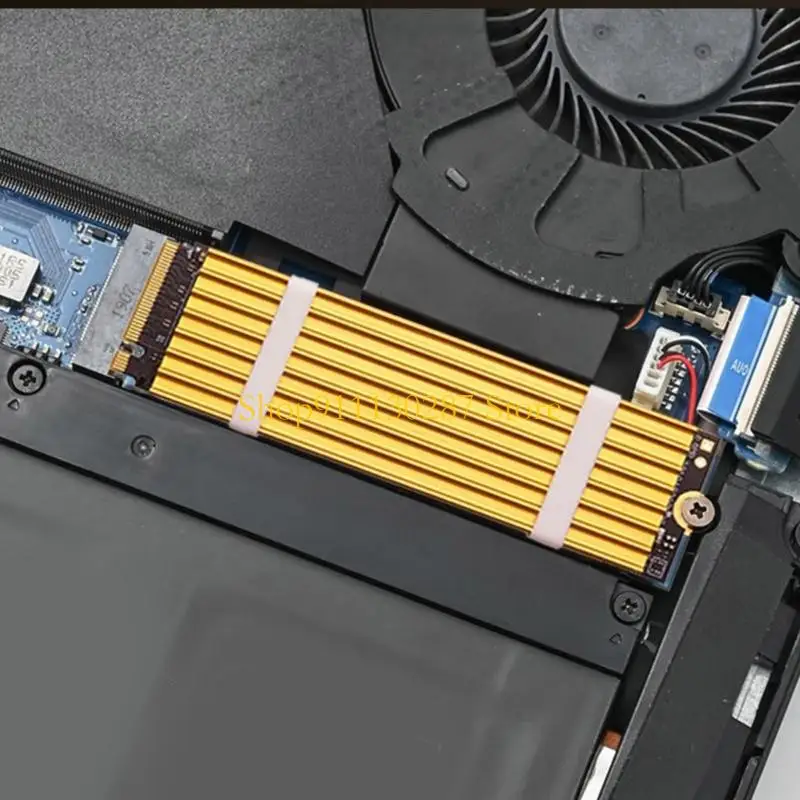 J1HC M.2 2280 SSD Heatsink M.2 NVME Radiador PC PC Radiador Silicona térmica - imagen 4