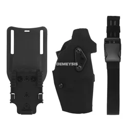 Glock 17 funda táctica con bloqueo rápido y montaje en muslo compacto