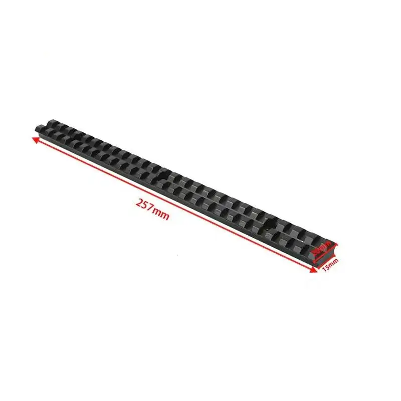 Raíl extendido aluminio 20mm para M16 M4 HK416 Airsoft táctico - imagen 5