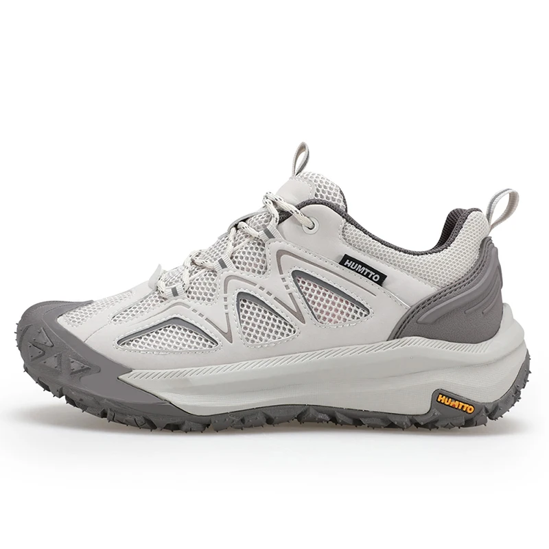 Humtto zapatos de senderismo al aire libre para hombre, zapatillas deportivas antideslizantes para trekking todoterreno, escalada de montaña, transpirables e informales, amortiguadores - imagen 5