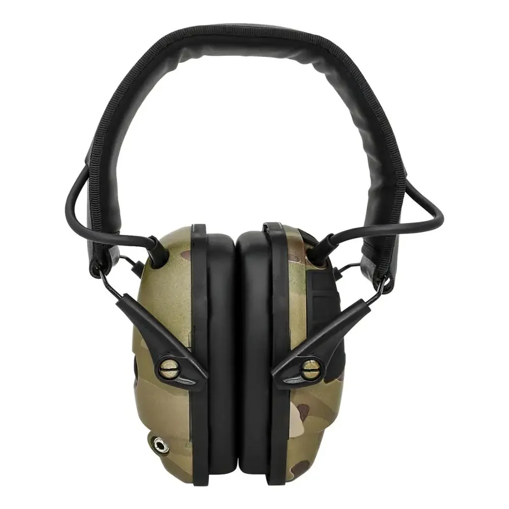 Orejeras de protección electrónica MultiCam de camuflaje táctico protección auditiva reducción de ruido protección auditiva auriculares tácticos - imagen 4