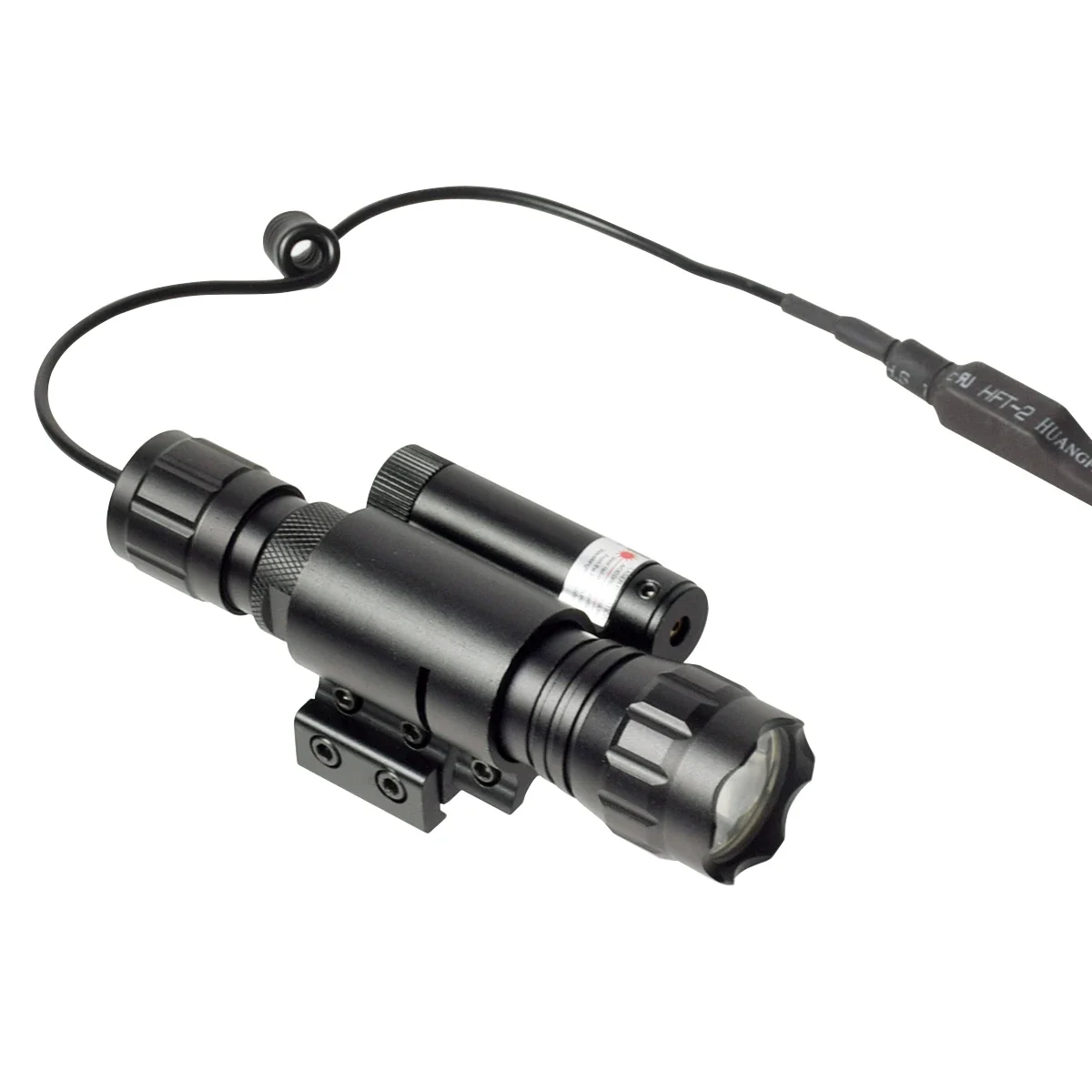 Linterna de arma táctica de visión nocturna, luz LED de pistola con cargador e interruptor remoto para Rifle Airsoft AK47, AR15, M4, Riel de 20mm - imagen 4