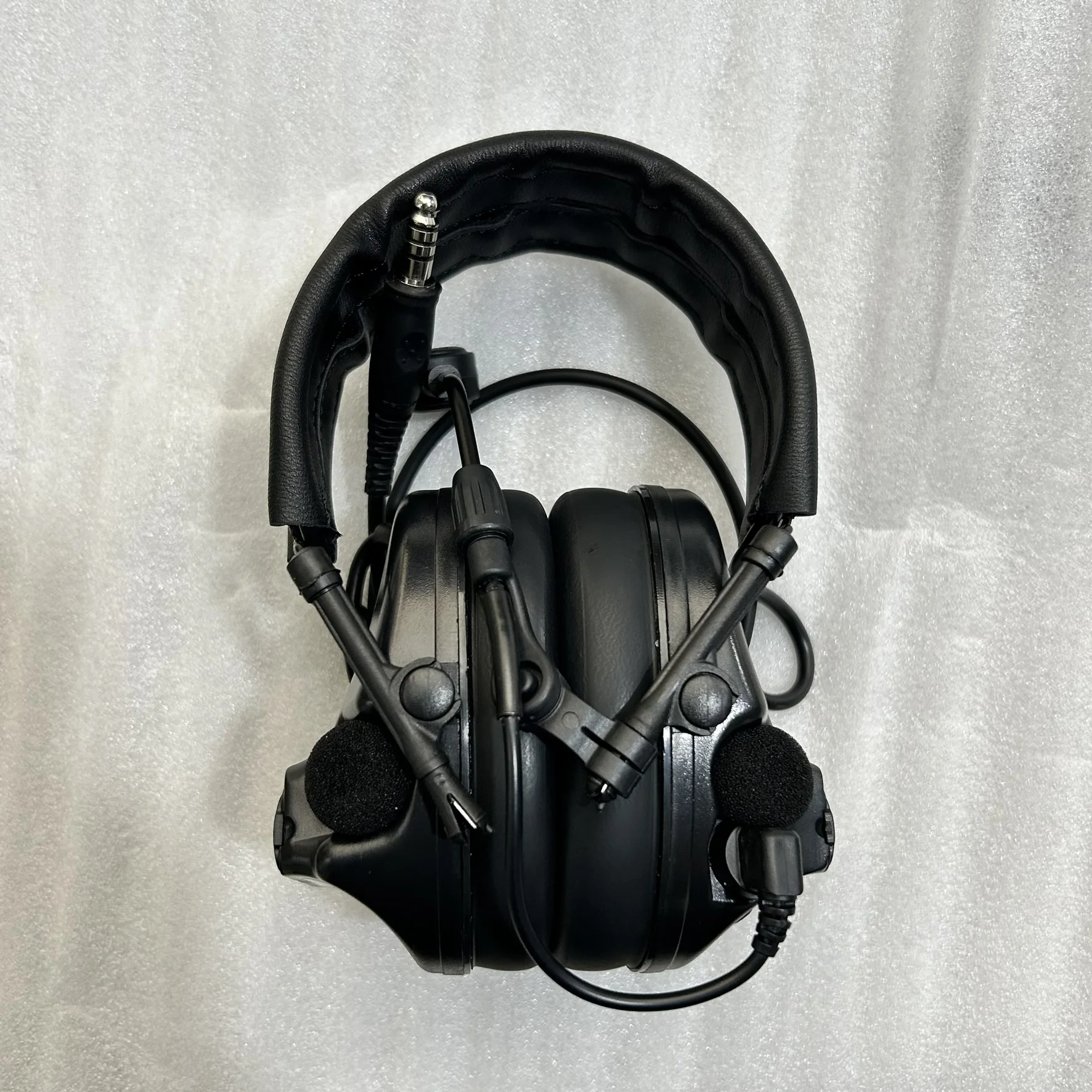 Auriculares tácticos con cancelación activa de ruido y amplificación de sonido estilo Comtac VI optimizados y calificados arriba - imagen 3