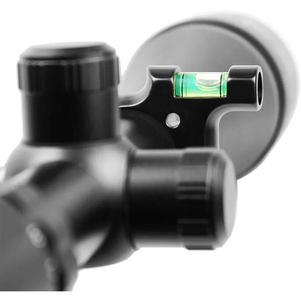 Kit de nivel de alcance de precisión, indicador de nivel de burbuja de alcance de aleación suave de 30mm, Anti canciones para disparo de precisión con anillo adaptador de 1 pulgada - imagen 4