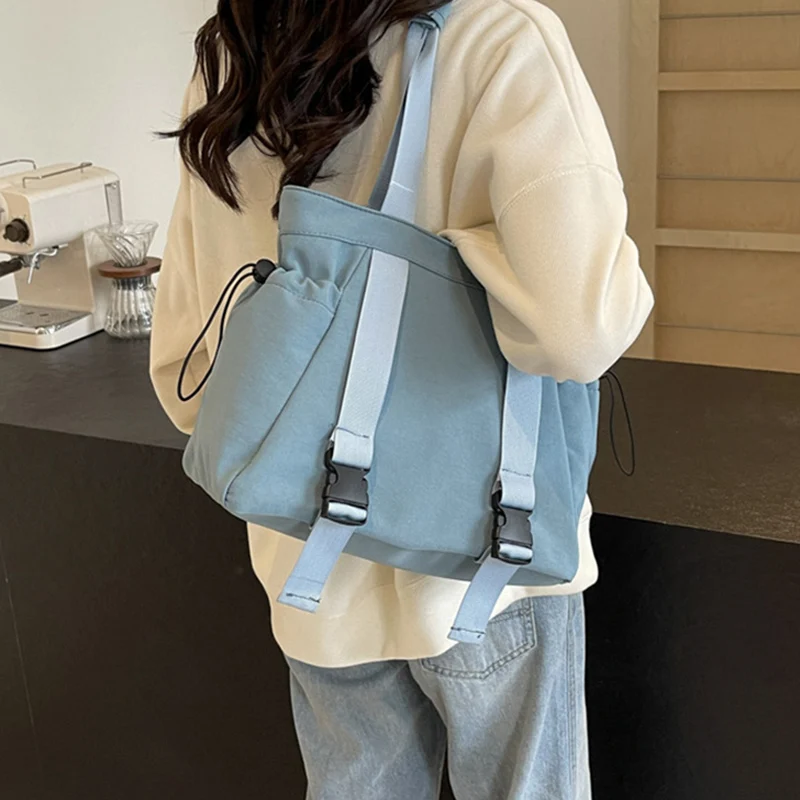 Bolso de hombro de tela suave para mujer, bolso deportivo para gimnasio, Yoga, Fitness, viajes al aire libre, Camping, senderismo, bolso grande, bolsos cruzados - imagen 3