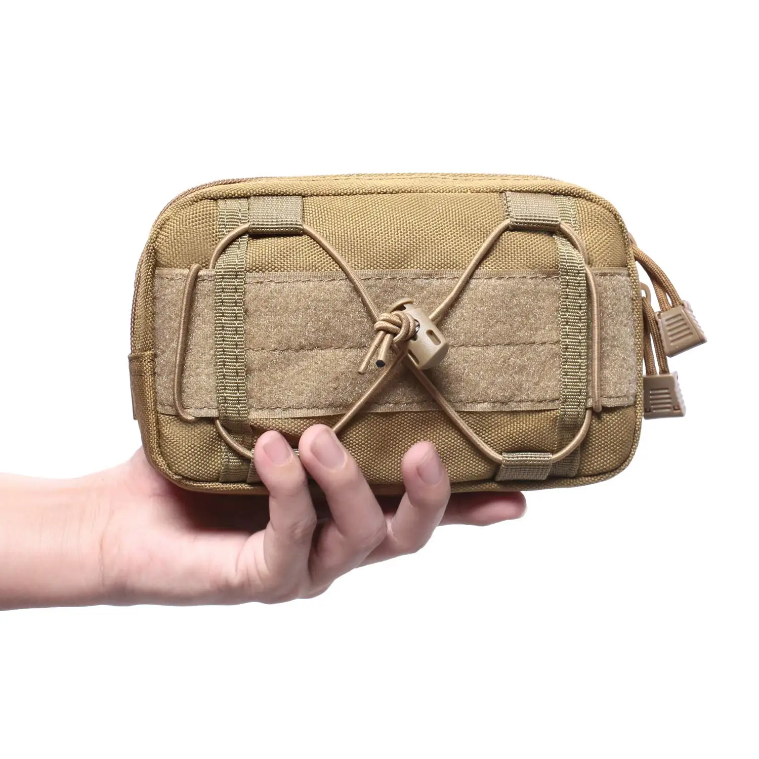 Bolsa Molle pequeña de nailon 1000D, bolsa de utilidad EDC impermeable con correa para el hombro para mochila, senderismo al aire libre, Camping - imagen 4