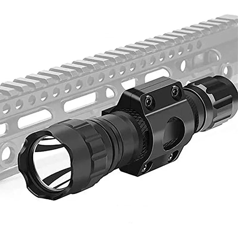 MLOK 25,4mm linterna anillo montaje alcance óptica láser montaje en riel adaptador accesorios de caza - imagen 4