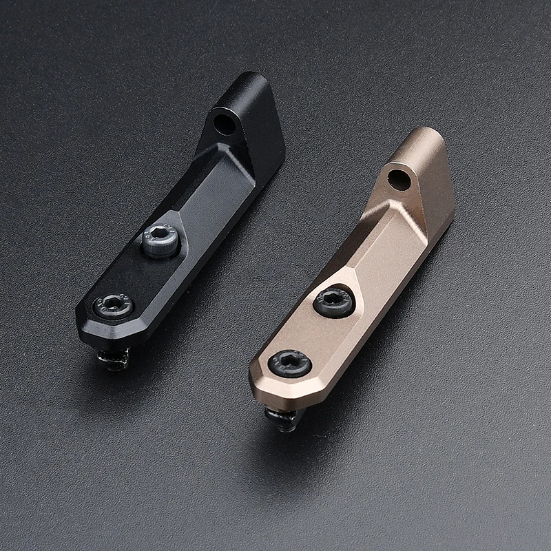 WADSN Base de linterna de Metal para linterna M340 M640, Kit de montaje en riel Mlok, soporte de montaje compensado para linterna de aluminio - imagen 5