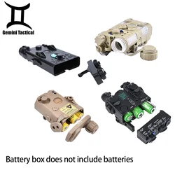 Caja de batería táctica Airsoft PEQ 15 DBAL NGAL, modelo de arma simulada de LA-5C láser sin función para riel Picatinny de 20MM