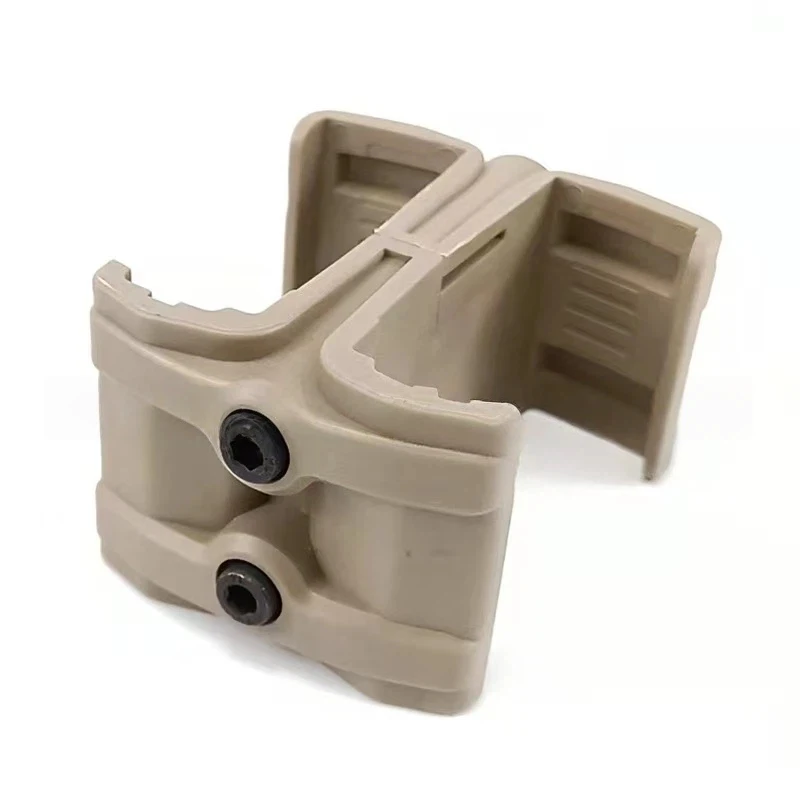 Acoplador de doble cargador de nailon táctico, accesorio de juguete de bala suave de recarga rápida para juegos al aire libre, ajuste seguro - imagen 4